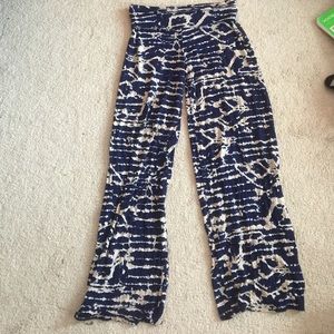 Tie Dye patterned Palazzo Pants
