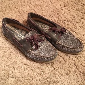 Sperry Glitter Loafers