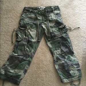Abercrombie Camo Capris