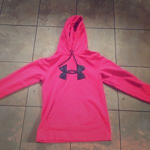 Breast cancer awareness under Armour hoodie