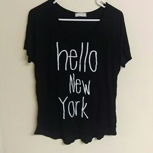 Black t-shirt size Large NWOT