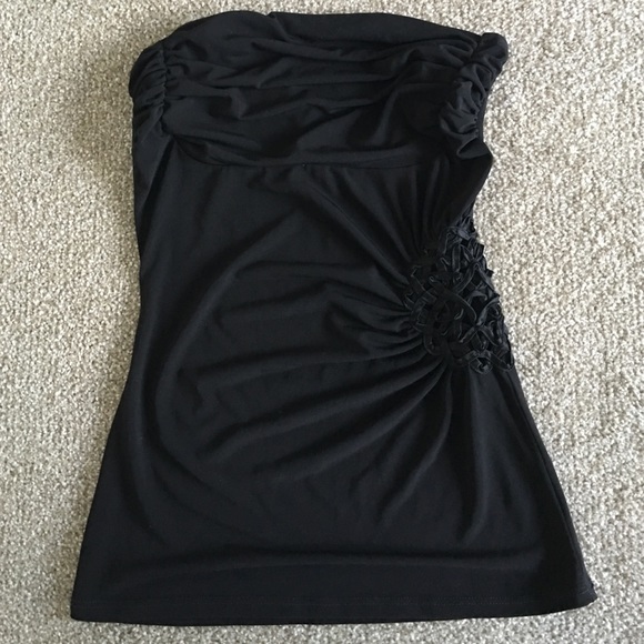 Arden B black detailed summer shirt