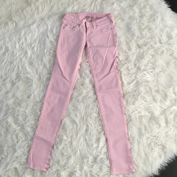 True religion size 27 baby pink jeans