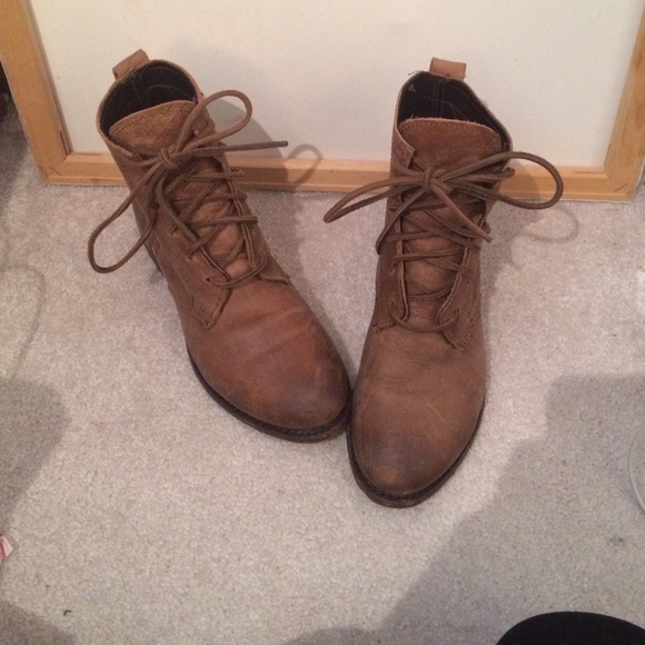 Leather boots