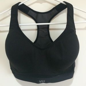 VSX Black Supportive Sports Bra
