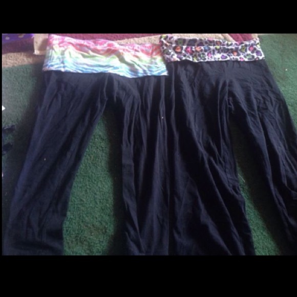 NOT PINK YOGA PANTS