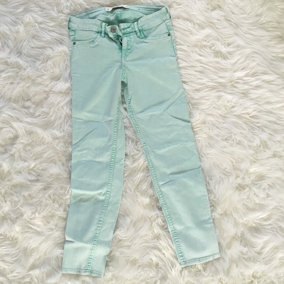 Abercrombie&Fitch teal jeans