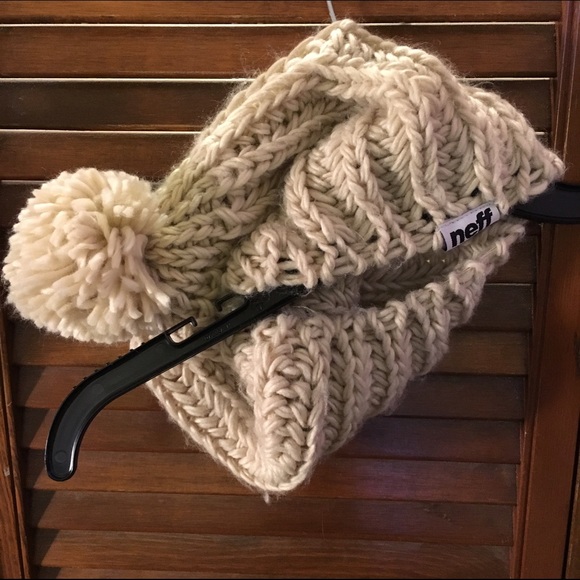 Neff puff beanie
