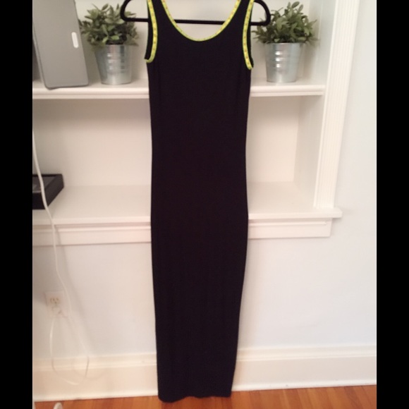 Black Open Back Maxi Dress