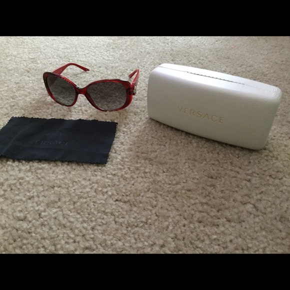 Versace sunglasses red