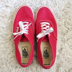 Vans Authentic Red Sneakers