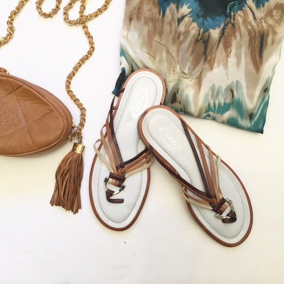 Tod's Flat Strap Sandals