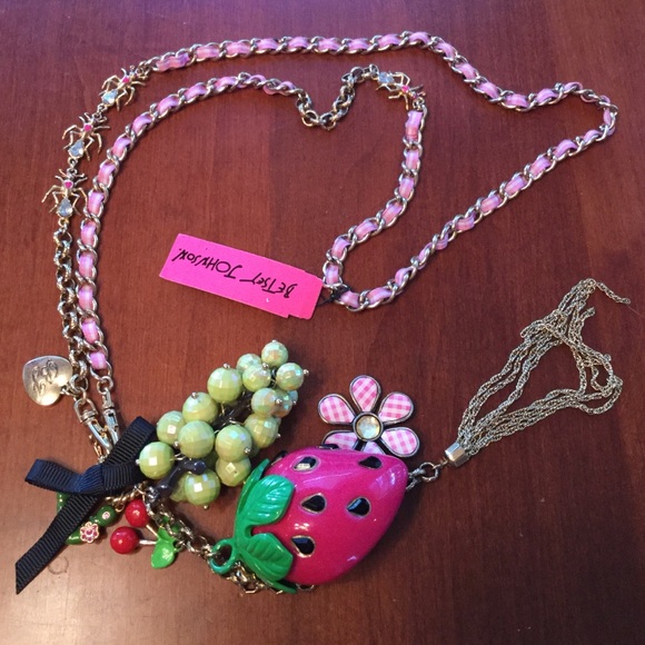 Betsey Johnson Garden Party Long Necklace - Picture 4 of 4