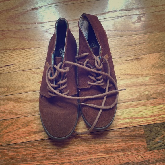 Faux suede Vans shoes