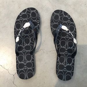 Coach flip flops