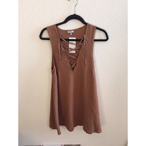 Tobi Lace Up Dress
