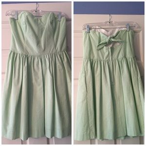 Lilly Pulitzer seersucker strapless dress