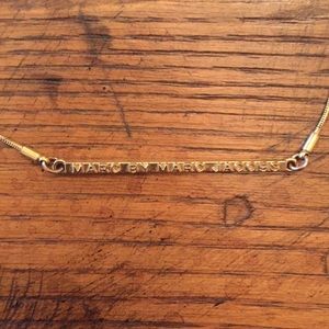 Marc by Marc Jacobs Gold Necklace