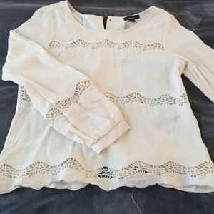 Cream blouse