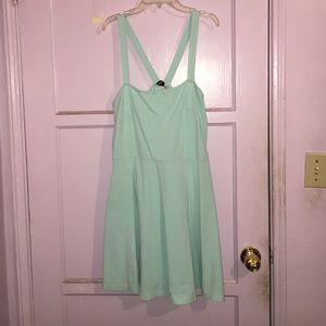 LIGHT BLUE BABY DOLL DRESS