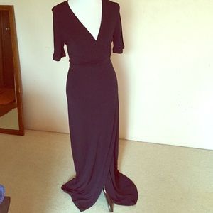 NYC boutique maxi wrap dress