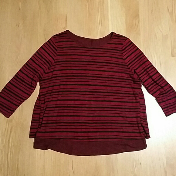 Forever21 Plus Striped top - Picture 1 of 3