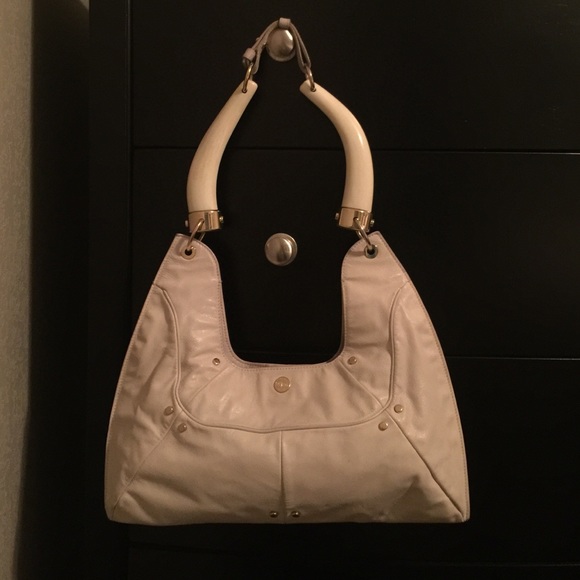 Authentic Vintage Yves Saint Laurent Ivory Handbag