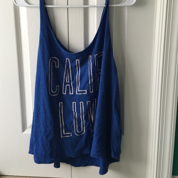 Blue Hollister Tank
