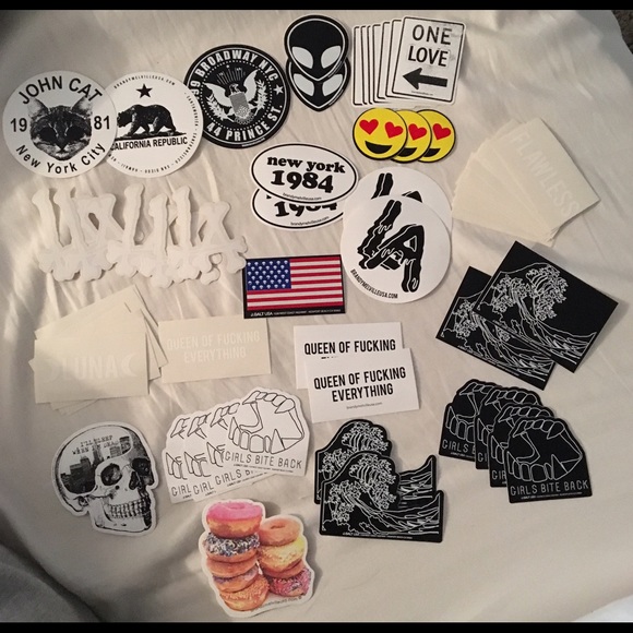 Jumbo pack of 60 Brandy Melville assorted stickers