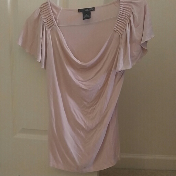 Light Pink, Short Sleeve Flowly Shirt