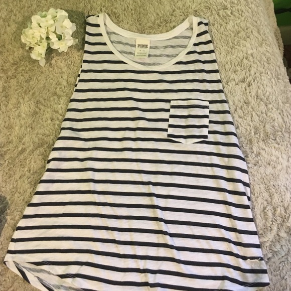 PINK pocket tank top