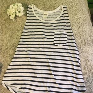 PINK pocket tank top