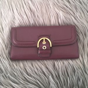 Leather Coach Wallet