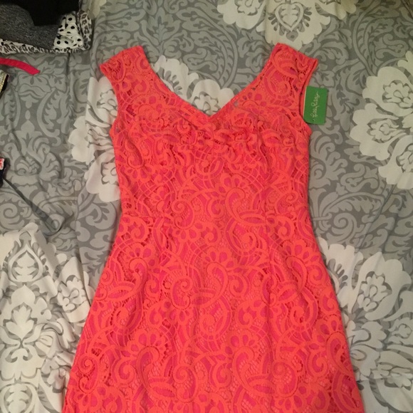 NWT Ginger orange - about face lace