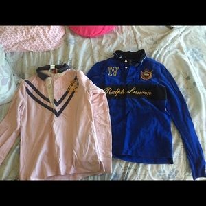 Rugby and Ralph Lauren long sleeve shirts