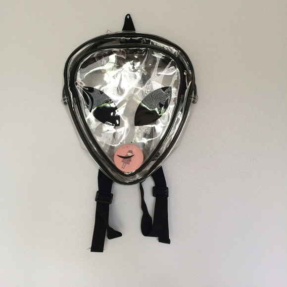 Clear Alien Head Backpack