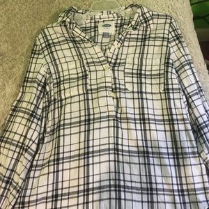 old navy half button long sleeve.