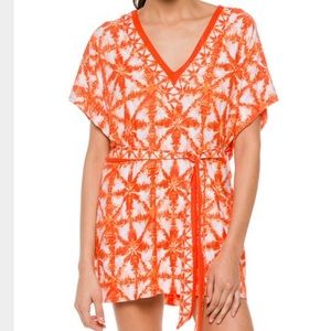 🆕 MICHAEL Michael Kors V-Neck Tunic Cover-Up ☀️