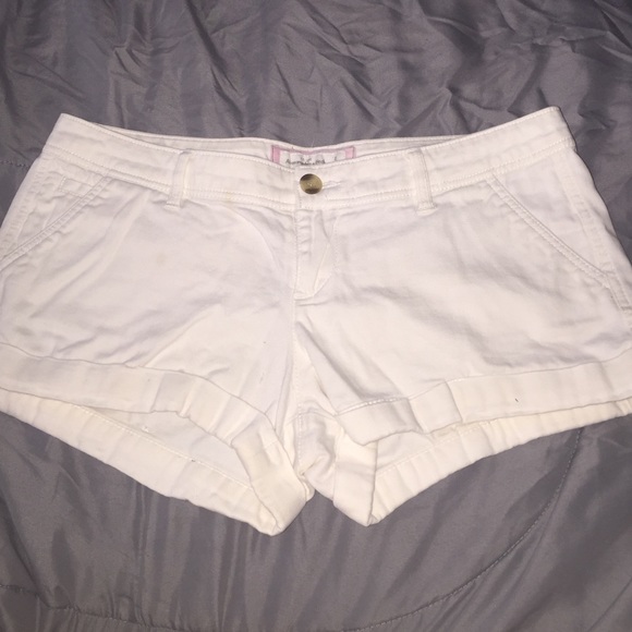White short shorts
