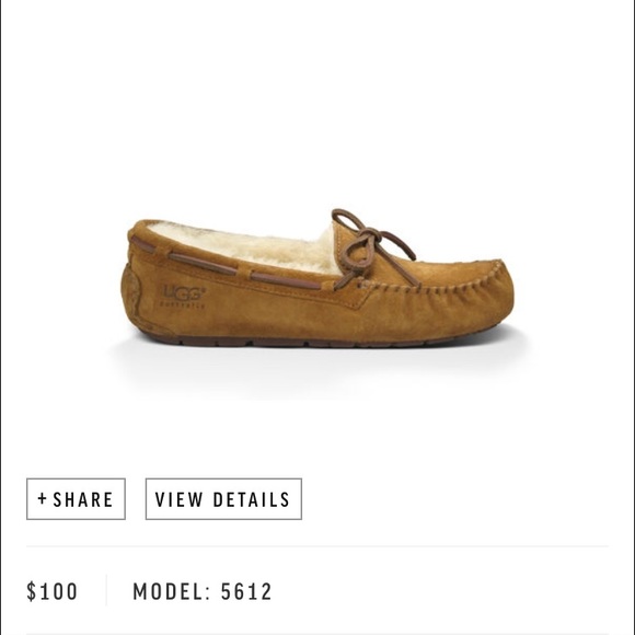UGG Dakota Moccasins "Chestnut" Brand New