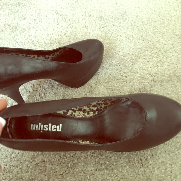 Unlisted High Heel...Black