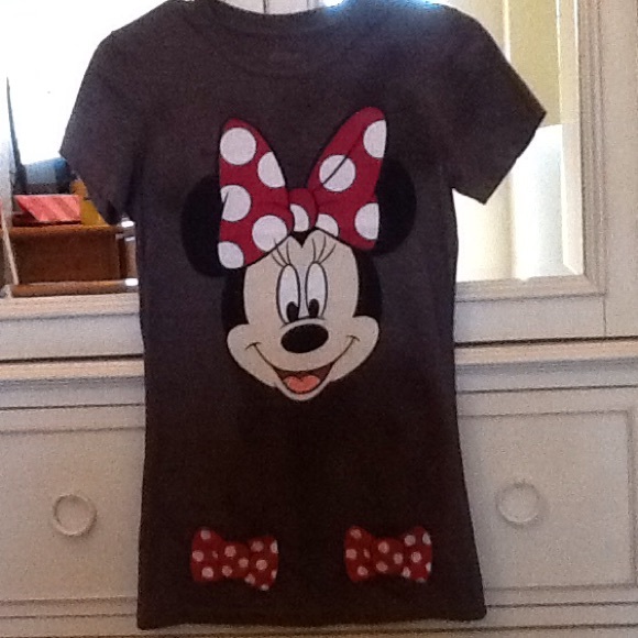 Gray Disney Mini Mouse T-shirt, size S
