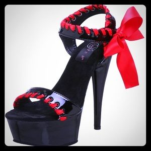 Stiletto Ankle Strap Pleaser Sandals