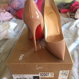 Nude So Kate 120 Patent Louboutins