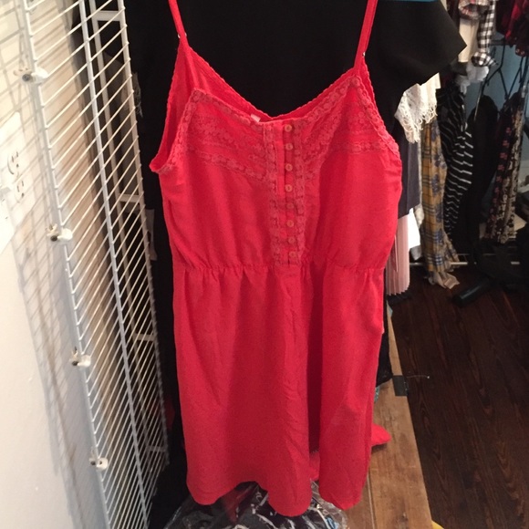 Coral dress