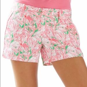 Lilly Pulitzer Pink Colony Callahan Shorts Size 00
