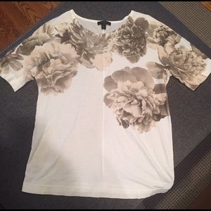 XS Jcrew floral t-shirt
