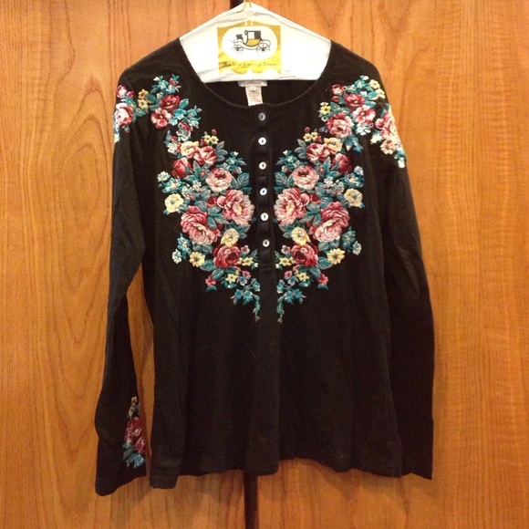 Beautiful Embroidered Sundance Blouse