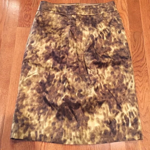 NWOT J Crew Silk/Wool Pencil Skirt
