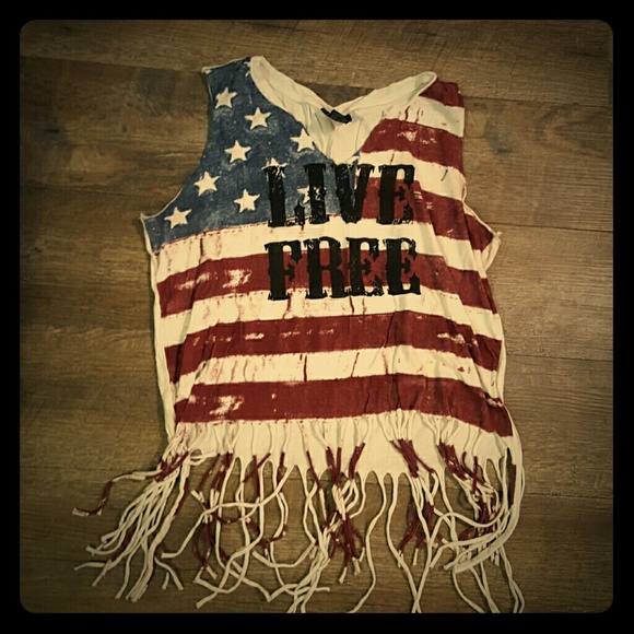 American flag shirt